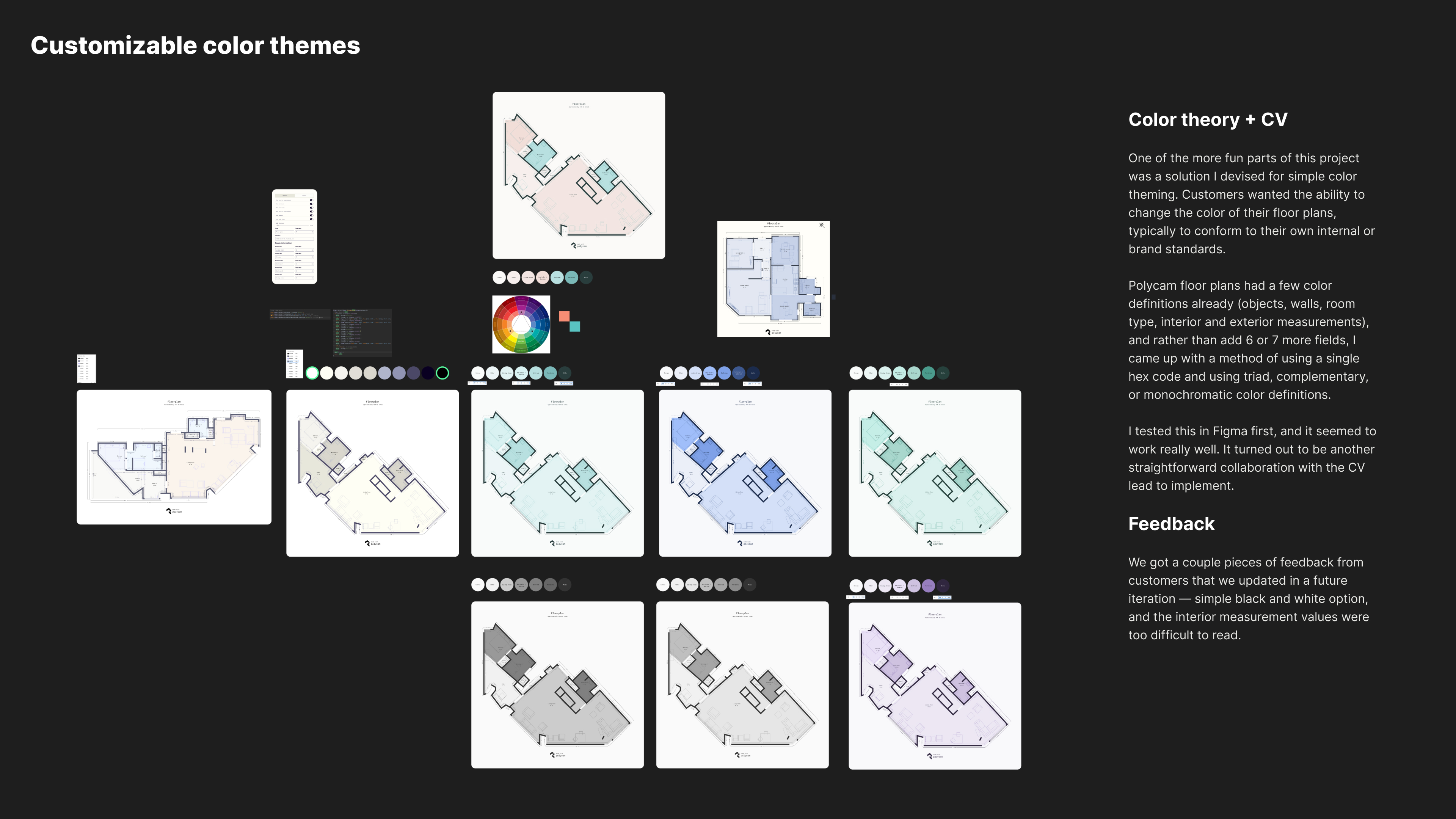 Customizable color themes